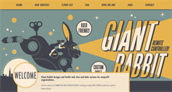Desktop Screenshot of giantrabbit.com