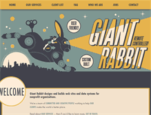 Tablet Screenshot of giantrabbit.com
